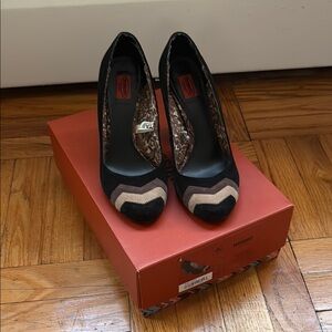 Missoni for Target heels 🤎🖤